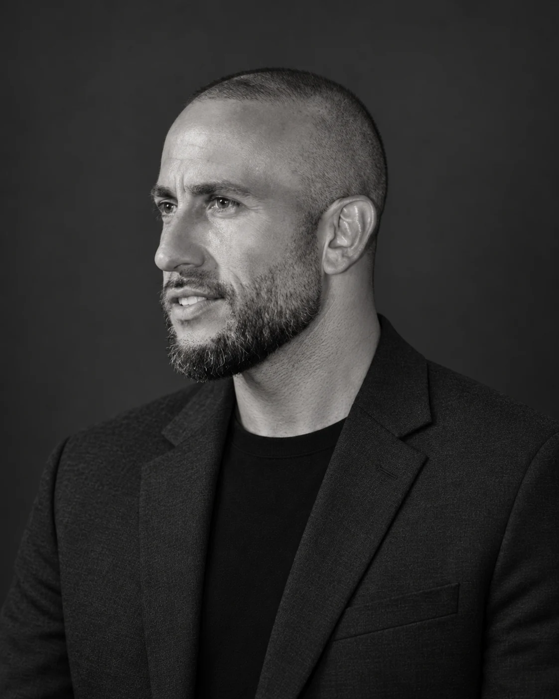 Jonathan Foltz, studio-styled portrait