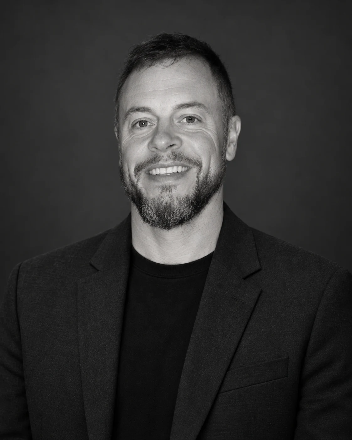 Matthew Lally, studio-styled portrait